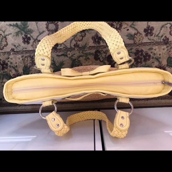 Yellow Straw Handbag - Picture 4 of 7